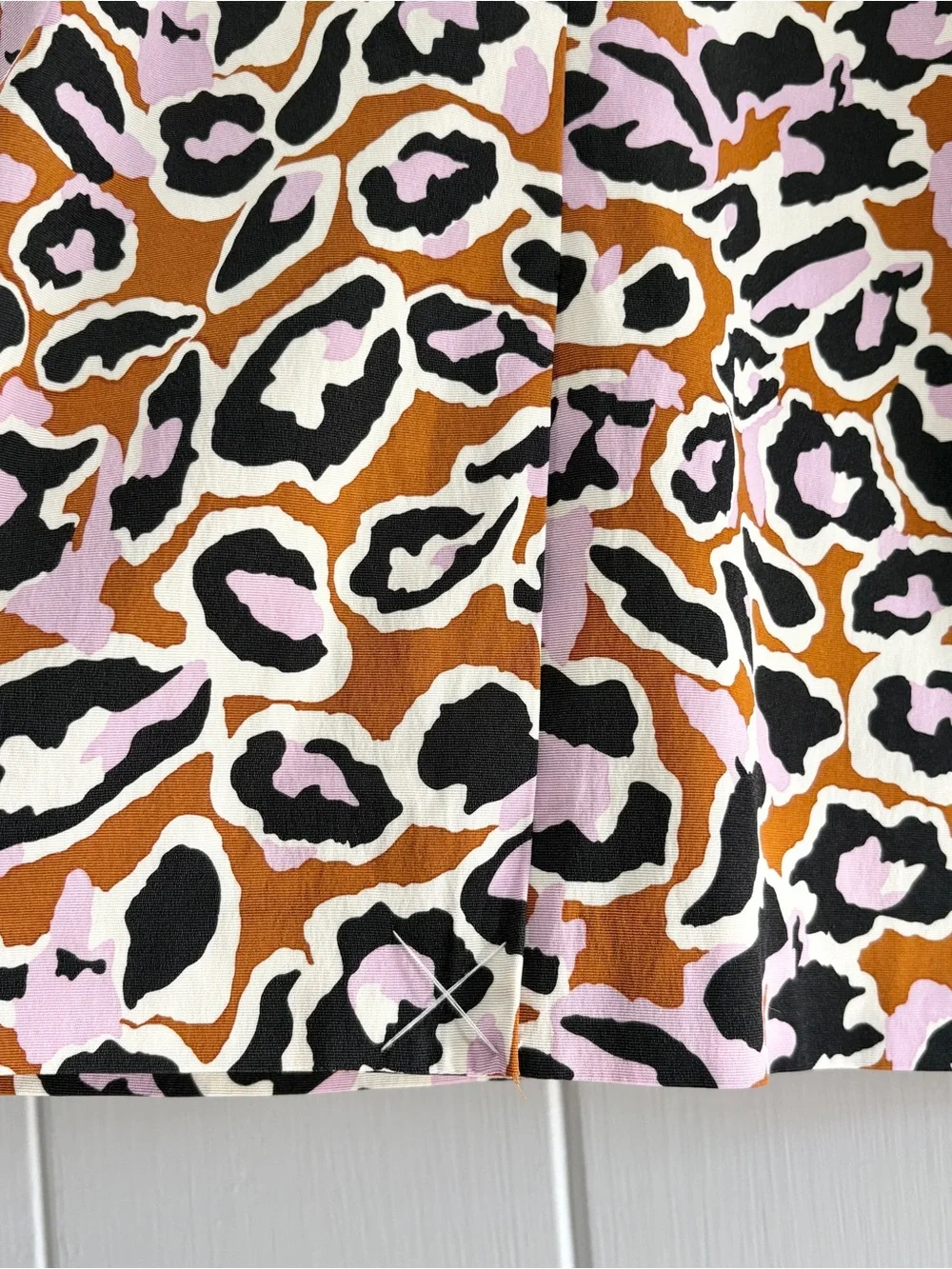 J. Crew Contrast Stitched Sheath Dress All-over Leopard Print Size 2